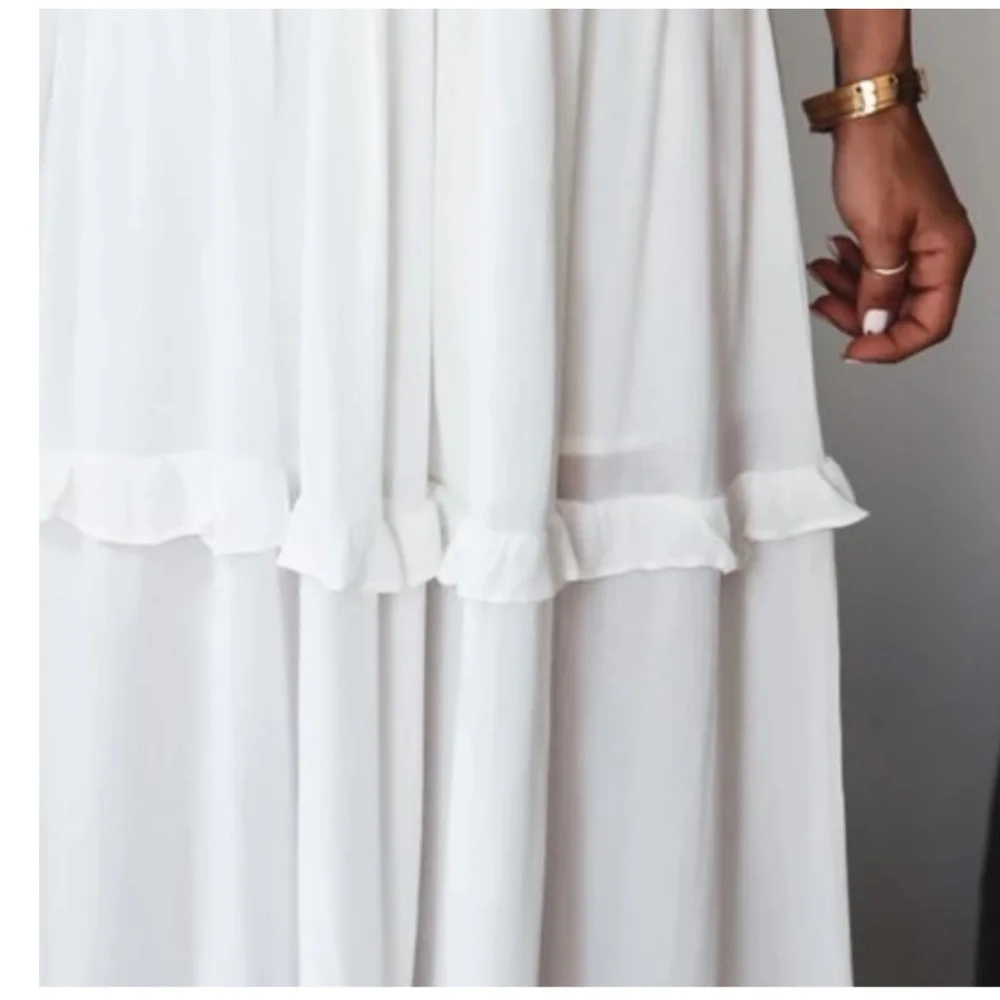 BellanBlue White Maxi Dress - Picture 4 of 4